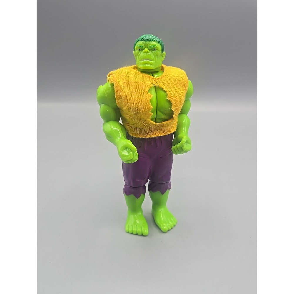 Vtg Marvel Superheroes Incredible Hulk Toybiz 1991 Figure Yellow‎ Shirt Untested